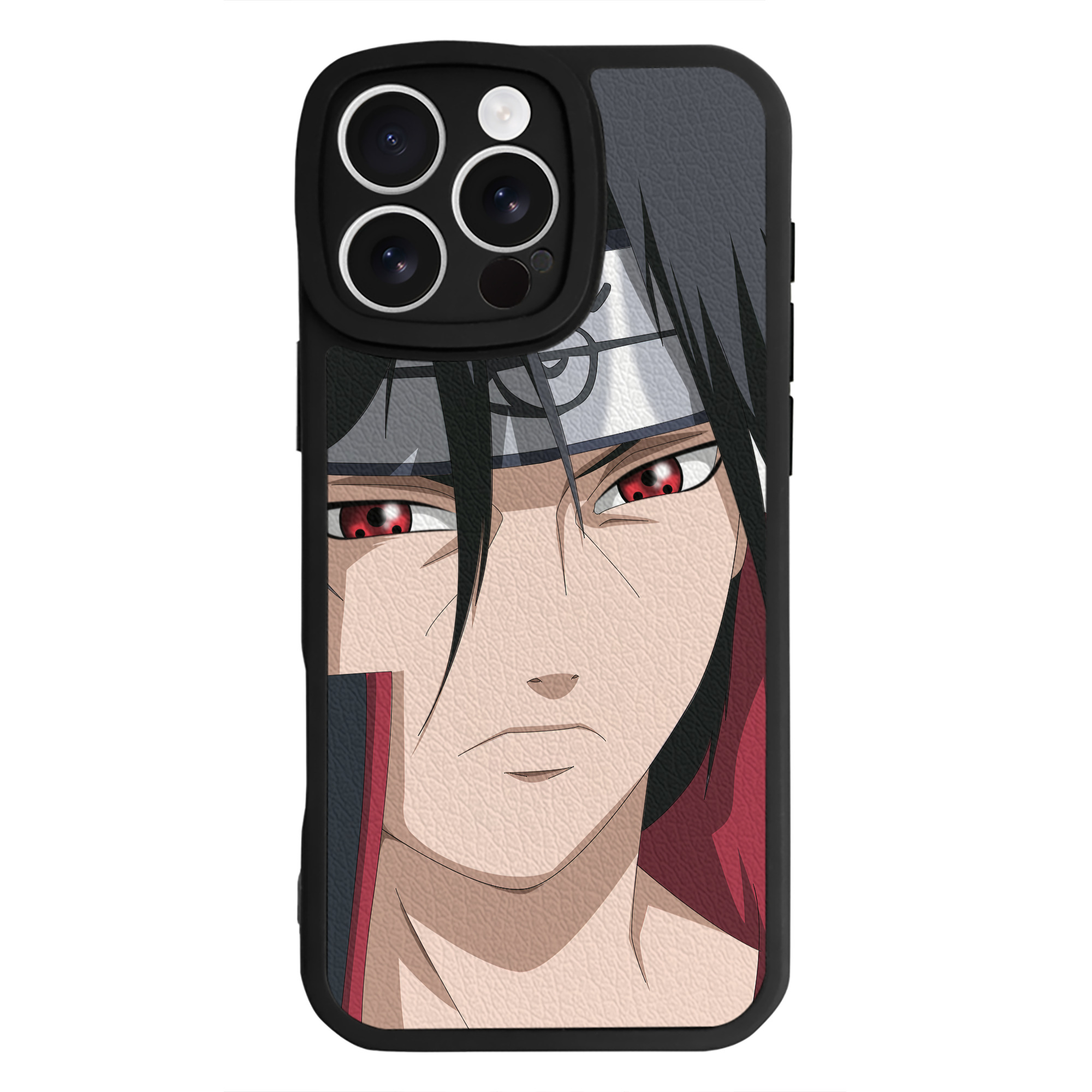 （画像用） NARUTO -ナルト- NARUTO -ナルト- 疾風伝 【iPhone 16シリーズ対応】シリコンスマホケース（レザー調） 材質：シリコン